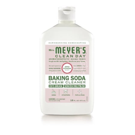 Mrs. Meyers Clean Day Mrs. Meyer's Clean Day Apple Blossom Scent Baking Soda Cleaner Cream 16 oz 11917